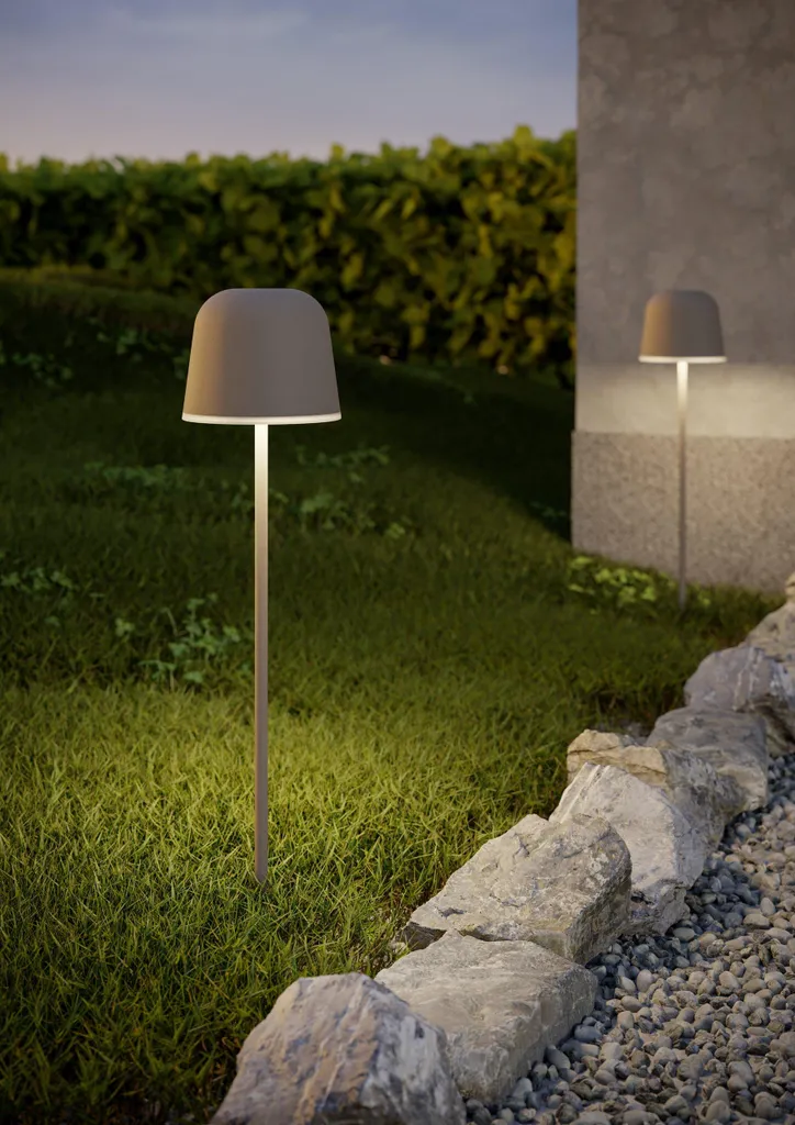 Lampe à Poser LED Extérieure et Intérieure Sable Eglo Mannera-S Touch