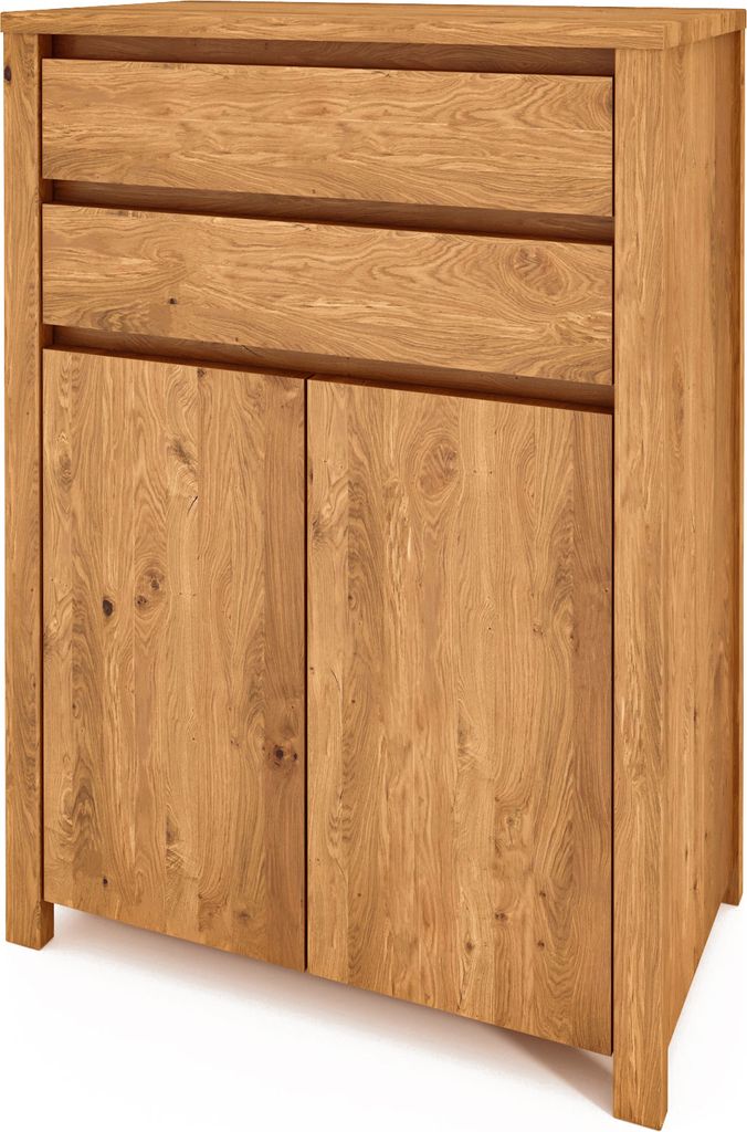 Kommode VINCI aus Massivholz, Wildeiche Naturgeölt
