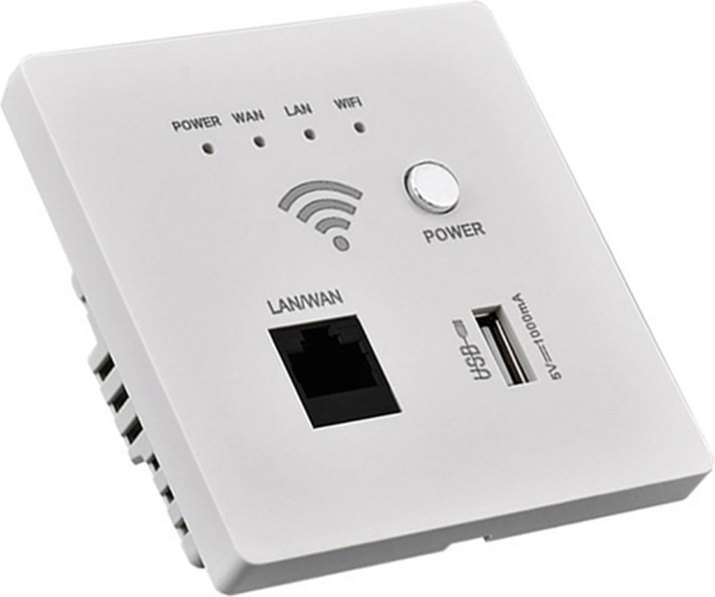 Naścienny bezprzewodowy router WiFi 300M AP Punkt dostępowy Zdjęcie produktu 