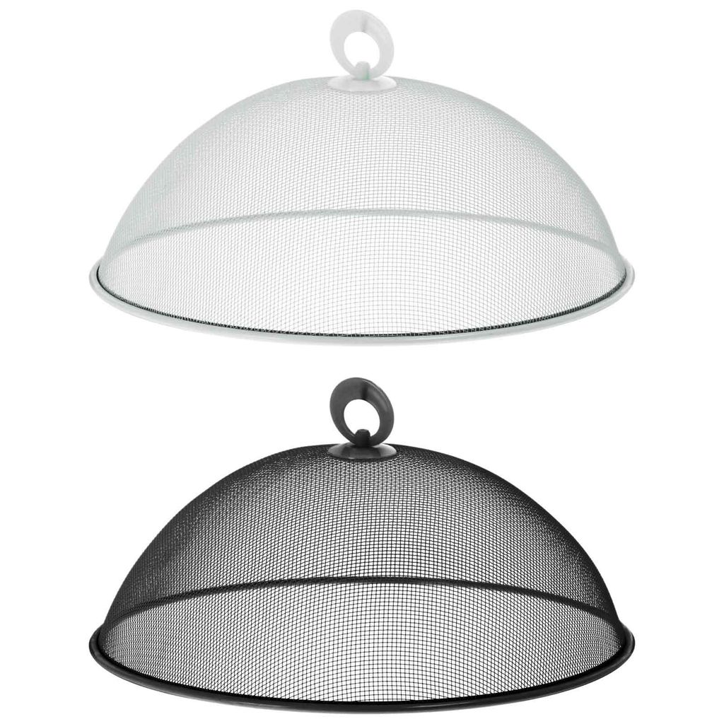 2x Speisen Abdeckhaube Metall Speiseschirm Speisenhaube Produktbild 