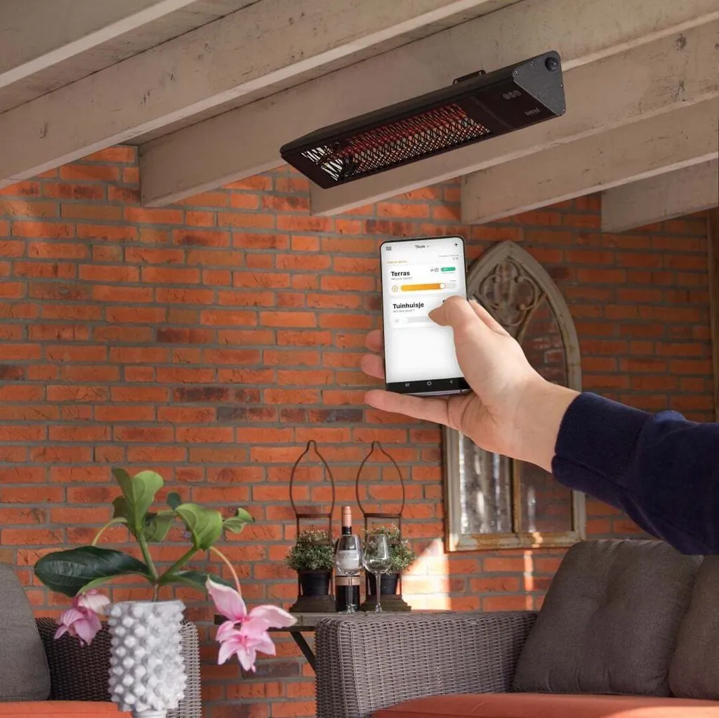 Chauffage Extérieur Triangle Dark Smart 2500W avec Variateur et App - 21