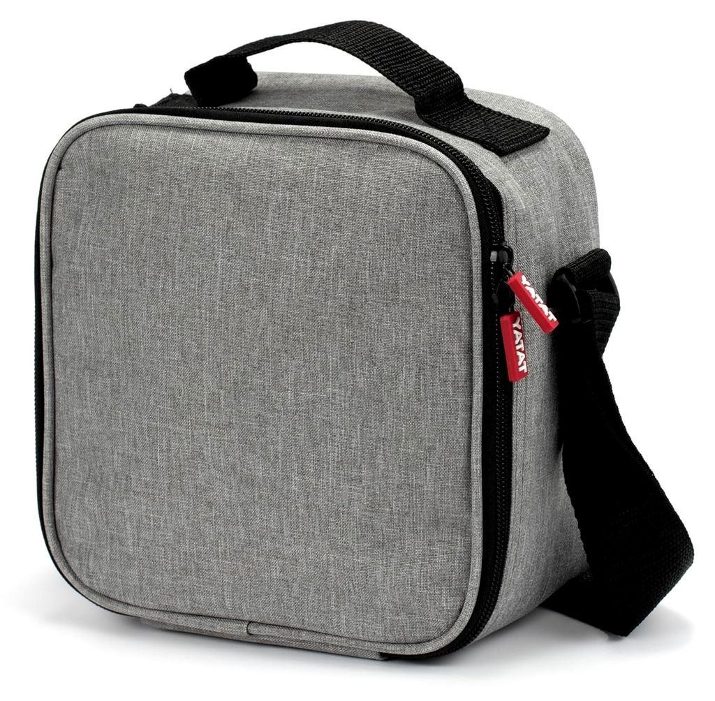 Kühltasche Klein - Urban Food Casual 3L | 4 Behälter: 2x0,5L + 2x0,2L | Wasserdicht | Dreifach-Isolierung | Halbsteifes Gehäuse | Innentasche | ...