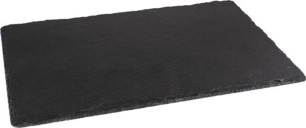 Schiefer Platte ca. 30 x 20 cm mit Schaumstofffüßen