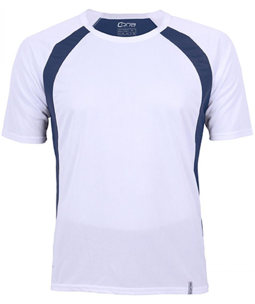 CONA SPORTS CS05 | Herren Pace Tech Tee - Farbe: White/Navy Produktbild 