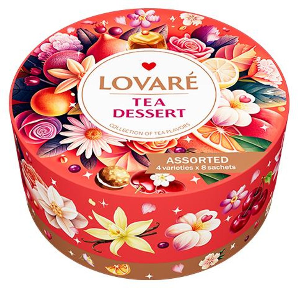 LOVARÉ Tea Dessert 64 g (32 Beutel, Teesammlung)
