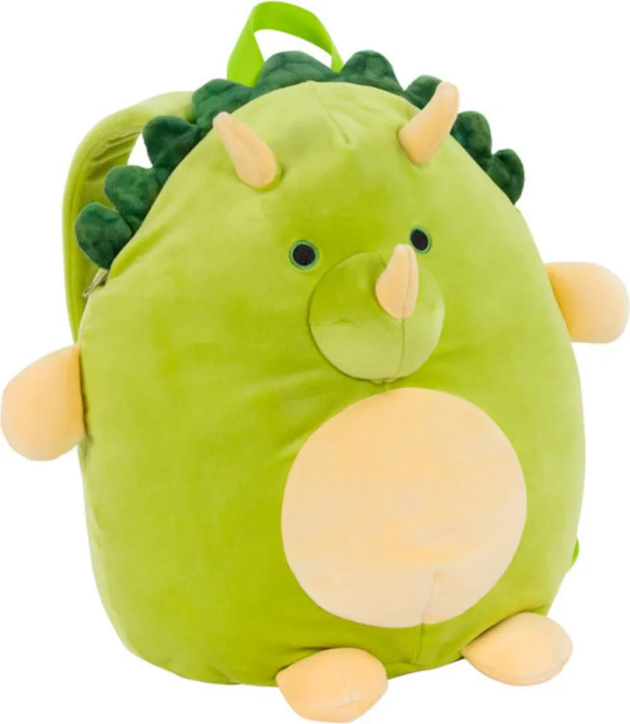 Noxxiez Zainetto Dinosauro in Peluche Morbido | Regalo Ideale 3 Anni+