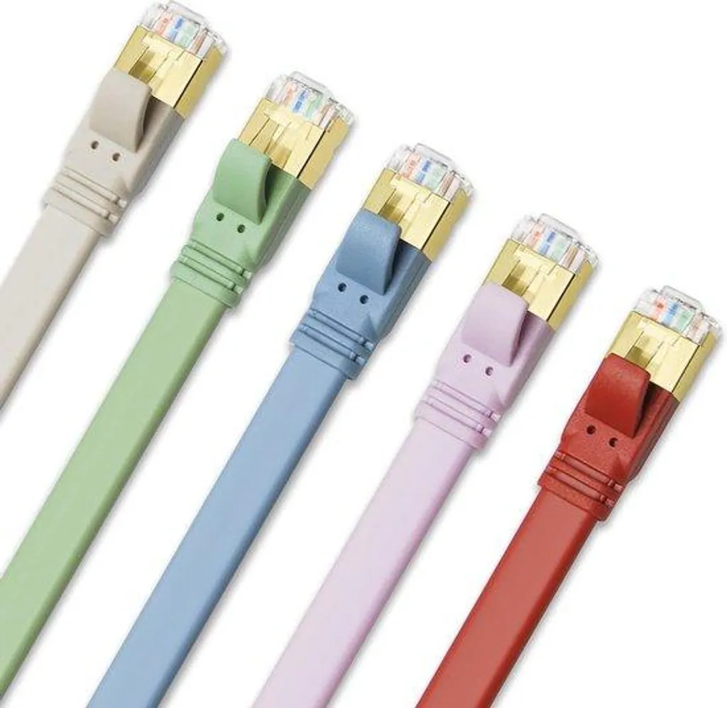 Câble Ethernet 40 Gbps de 2m avec Connecteurs Blindés pour Débit Stable