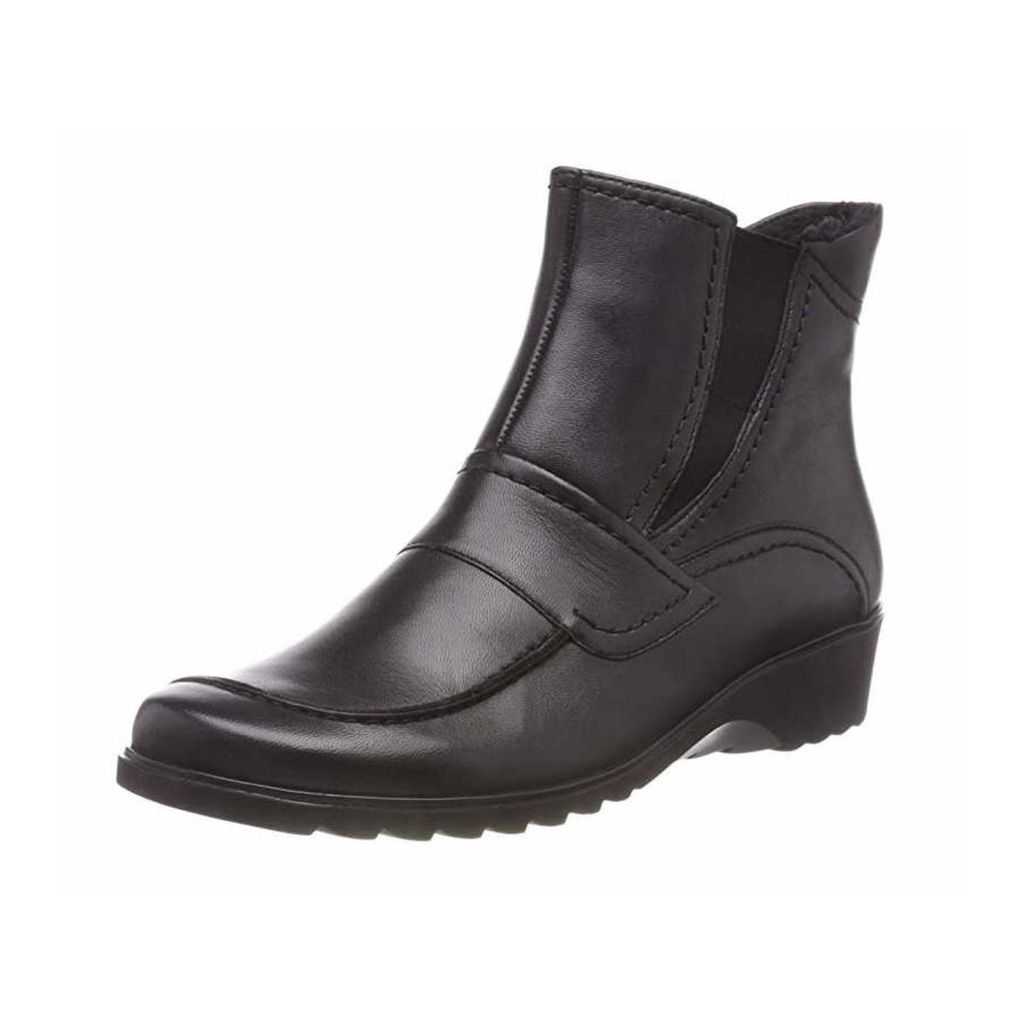 Bequeme Stiefelelette Ara Andros 22752-61, Schwarz, Leder NEU- Damenschuhe bequeme Stiefel-Stiefeletten, Schwarz, leder (nappa-lux), absatzhöhe...