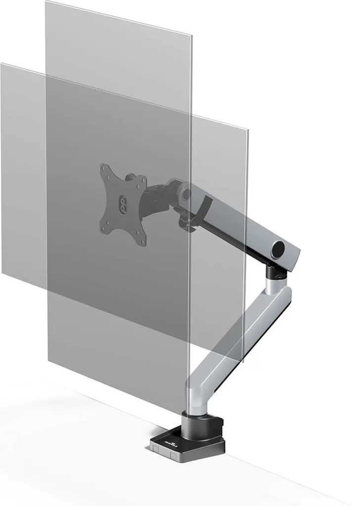 DURABLE Support Moniteur SELECT PLUS 509623 avec Bras de Fixation Table - 10