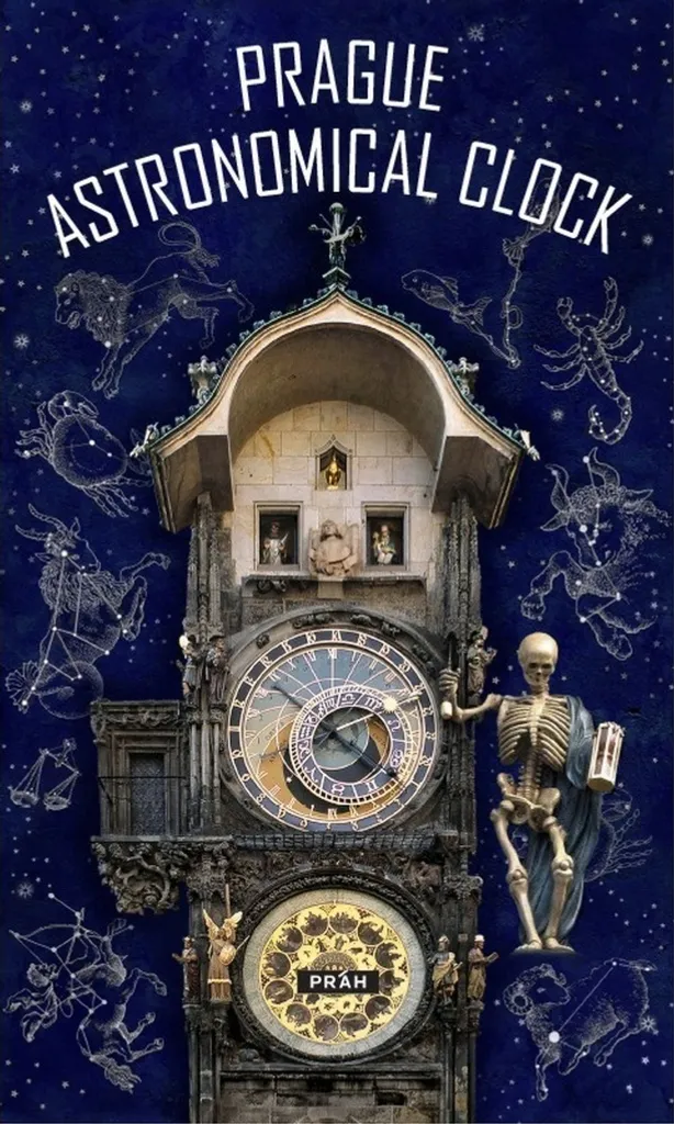 Lampe Orloj Prague LED - Objet Déco Lumineux Astronomical Clock