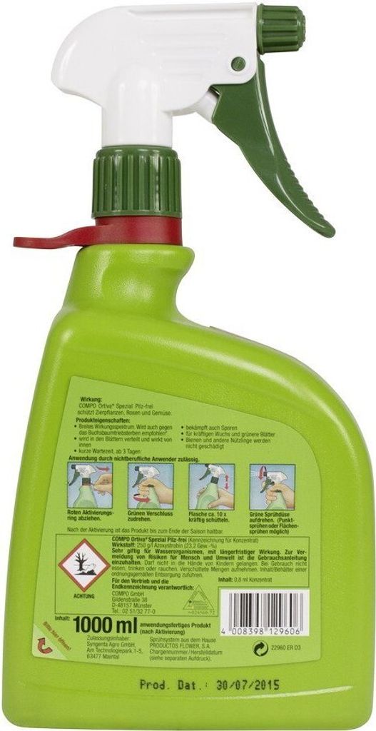 Spezial-Pilzfrei COMPO Ortiva 1000 ml Pflanzenschutz