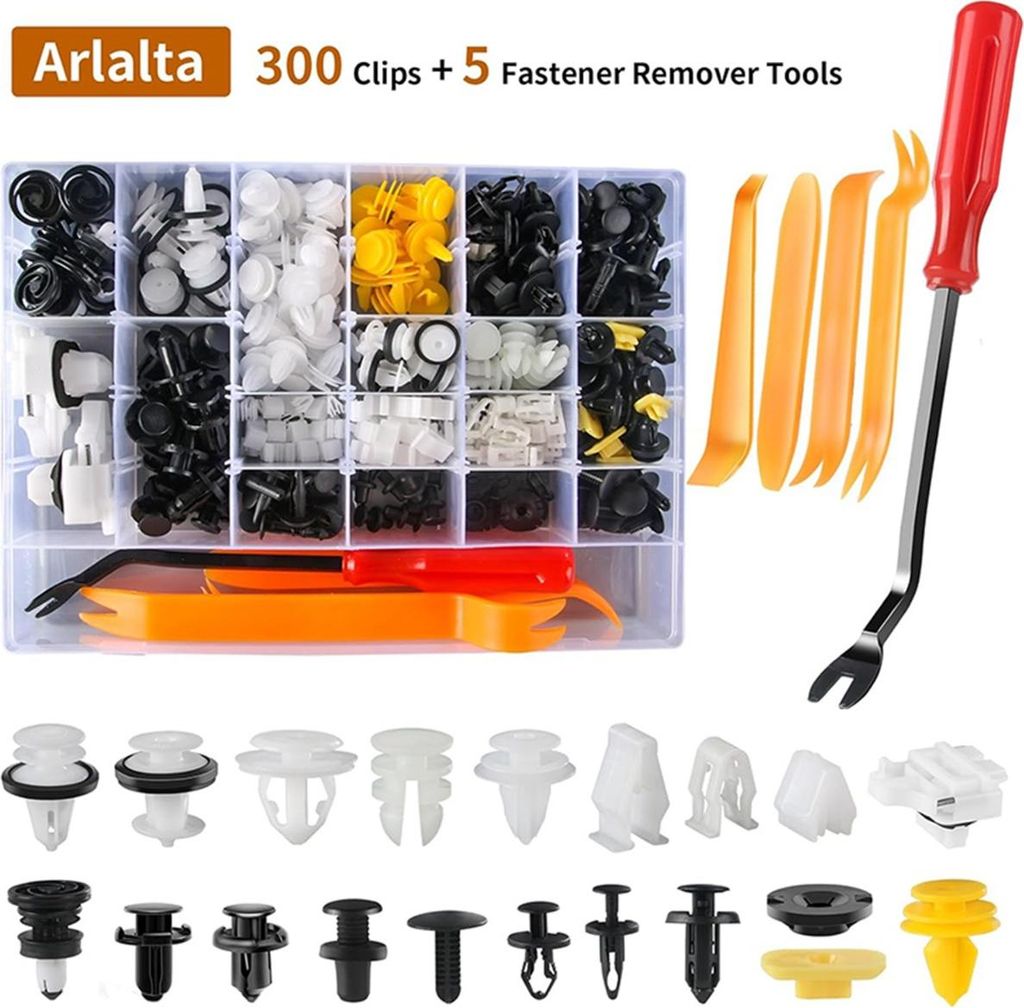 INF 300 Stk. Auto Halteklammern Set für Tesla Model 3/Y - Innenverkleidung & Kotflügelbefestigungen