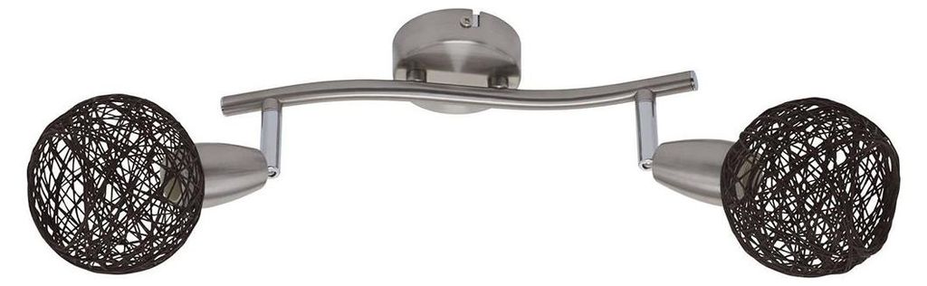 Briloner Deckenleuchte Strahler Nickel matt/Braun max. 2 x Produktbild 