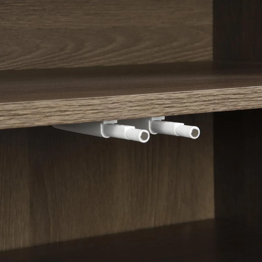 Banc de rangement chaussures 140 cm Blanc - Commode d'entrée Moderne - 12