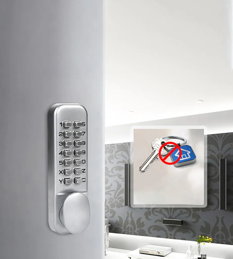 Serrure de porte de chambre à code pour accès privé et bureau à domicile - 13