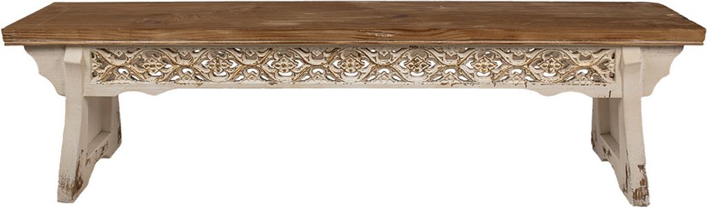 Clayre & Eef Bank 169x36x46 cm Braun Holz