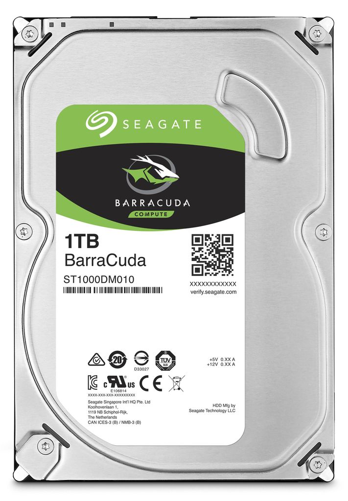 Seagate Barracuda ST1000DM010, 1 TB, 7200 ot/min, 64 MB, Obrázok produktu 