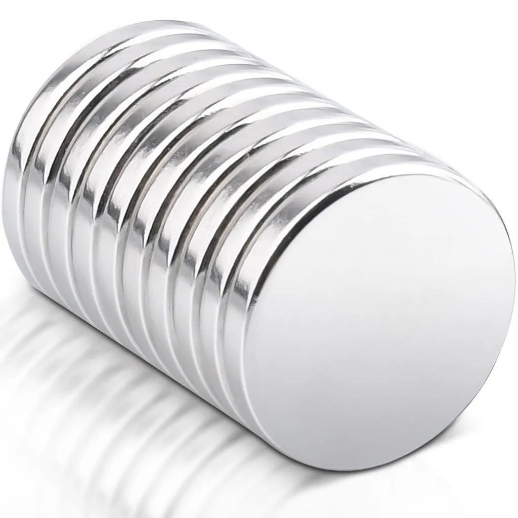 Aimants Puissants pour Bricolage et DIY - Lot de 10 Aimants de 20x3mm