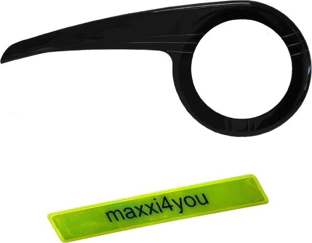 Hebie Fahrrad Kettenschutz 360 E1 Ø 210 mm 42 Zähne Schwarz inkl. maxxi4you Reflexband