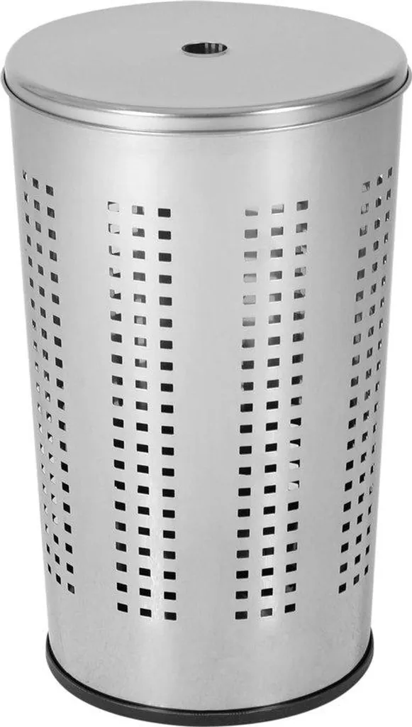 Poubelle 50L inox anti-traces - Dimensions 35x35x58 cm Design Moderne