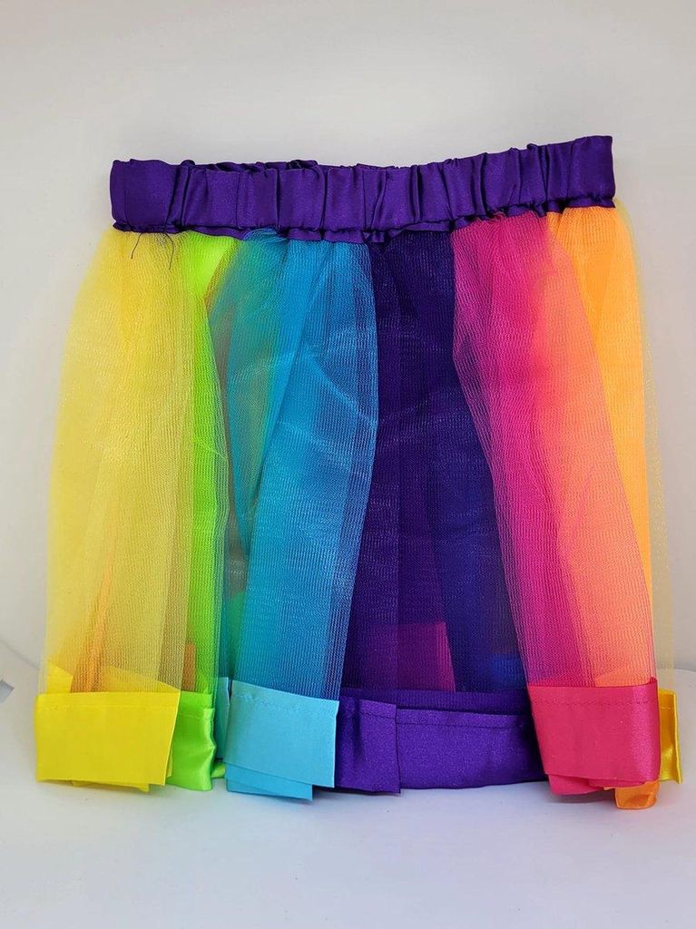 Jumada's – duhová tutu sukně pro dívky ve věku 5–7 let, Obrázek produktu 