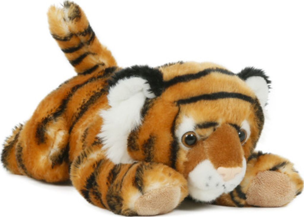 Plüschtier Tiger braun 27 cm, Kuscheltiere Stofftiere Raubkatzen Zootiere Tiere