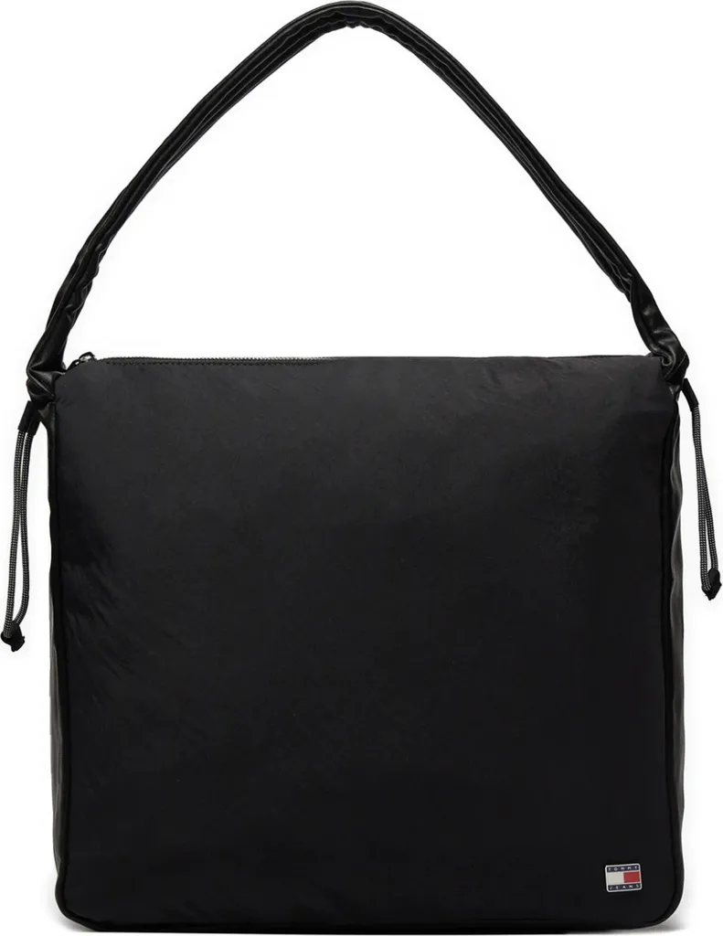 Grand Sac Bandoulière Femme Tommy Jeans Daily Utility Noir Multi-Poches