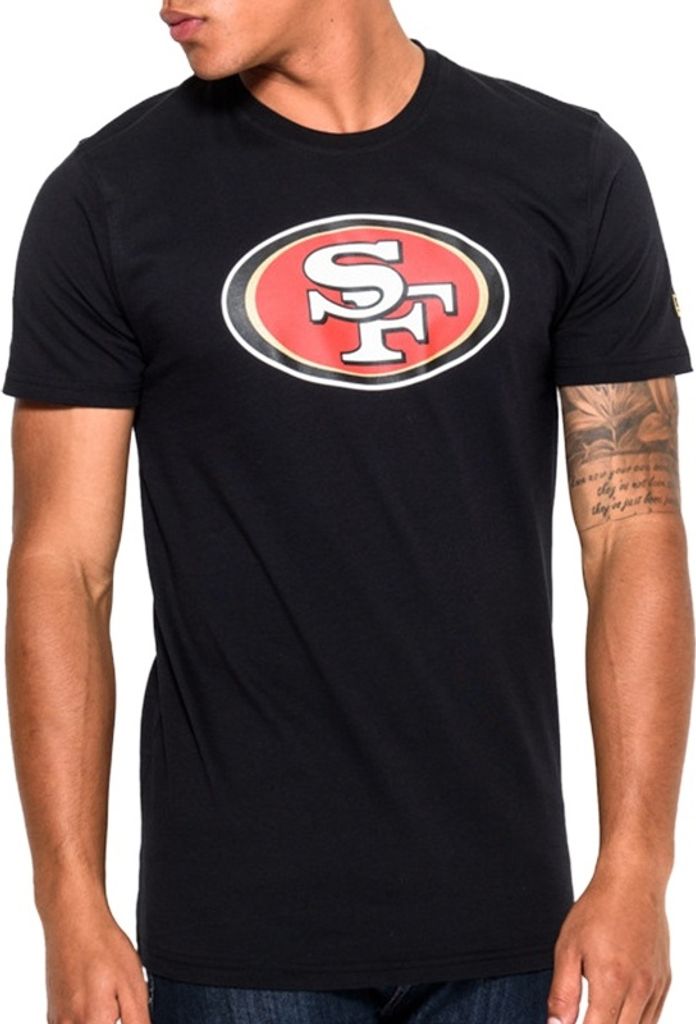 New Era Herren T-Shirt NFL San Francisco 49ers Logo schwarz Zdjęcie produktu 