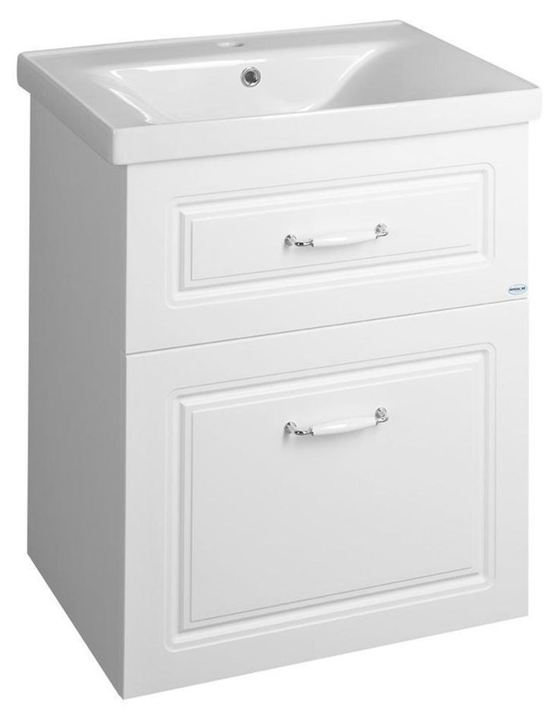 Aqualine FAVOLO Unterschrank 57x72,5x44,6cm, Weiß matt