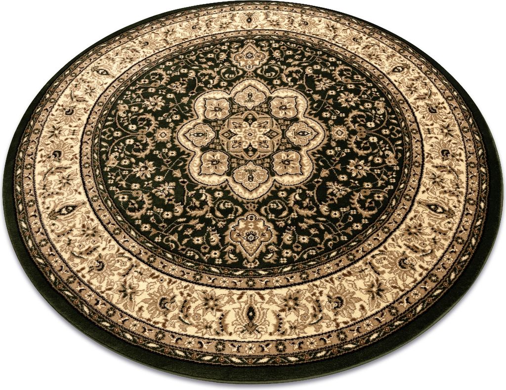 Teppich ROYAL ADR Kreis modell 521 grün Grün rund 200 cm