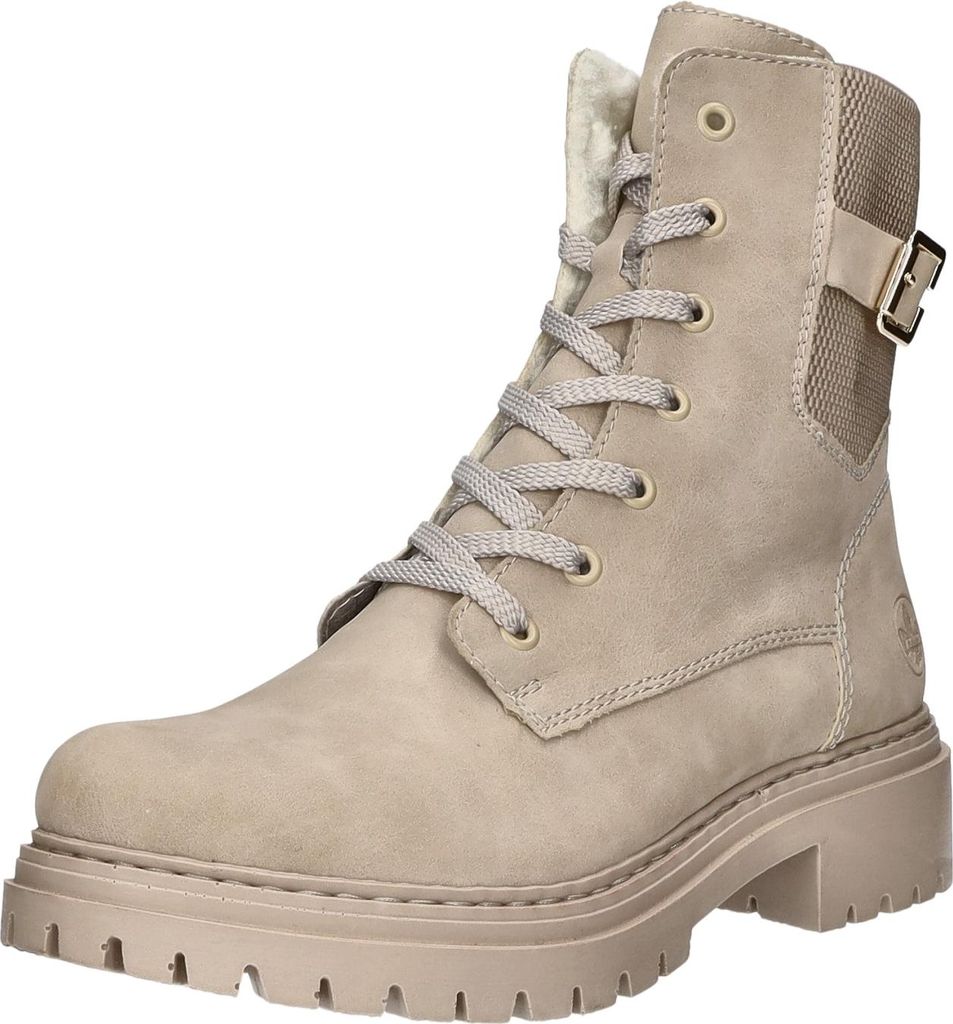 Rieker Damen-Schnürstiefelette gefüttert Ginger-Beige, Produktbild 