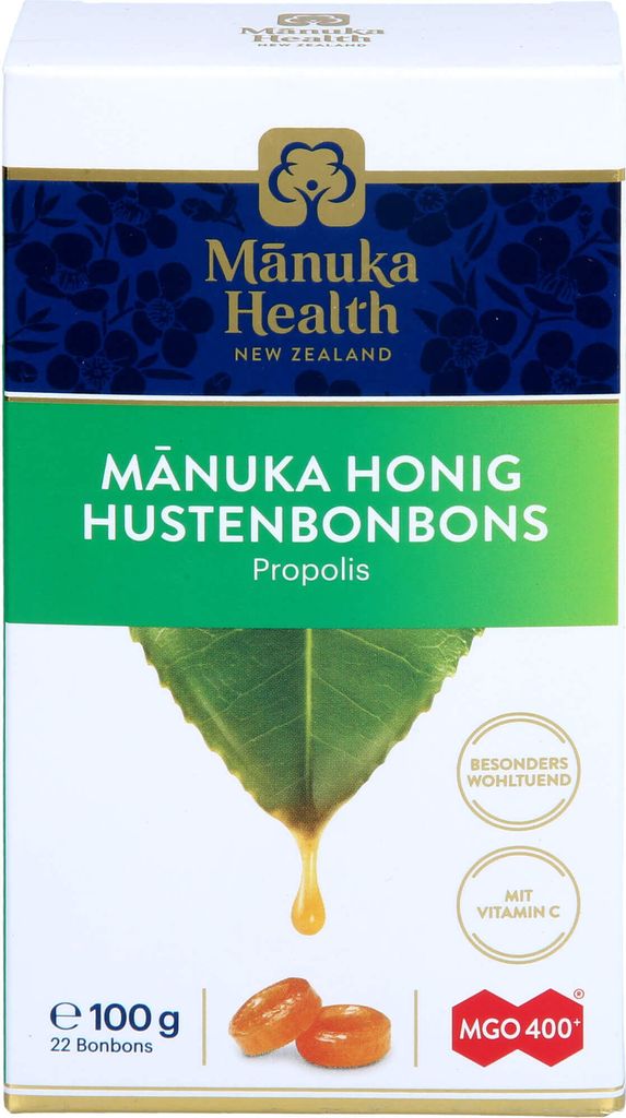 Manuka Health MGO 400+ Propolis Lutschbonbons, 100 g BON