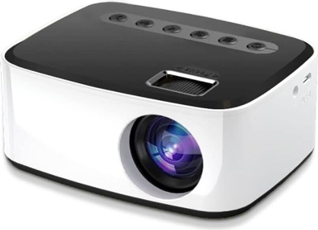 5G WiFi und Bluetooth 5.0, Outdoor-Film-LED-Projektor, unterstützt 4K, High-Definition, Heimkino-Projektor, kompatibel mit TV-Stick, Telefon, Comp...