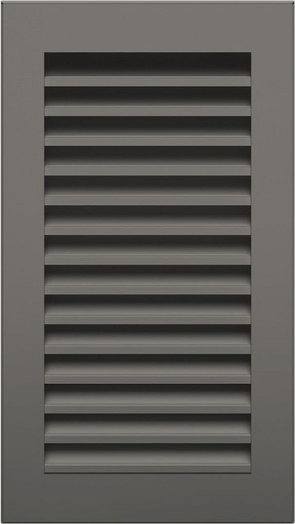 Kaminlüftungsgitter Graphit FLAT 30x17 cm – Lüftungsgitter für Kamin, Ofen oder Wand – Metall, rechteckig