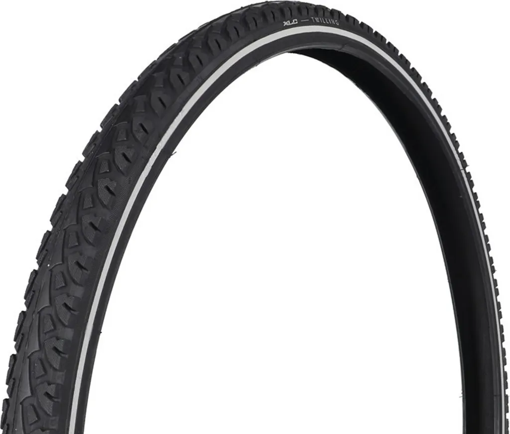 Pneu vélo 24 pouces XLC Twilling VT-T20 noir Reflex pour ville et VTC enfant
