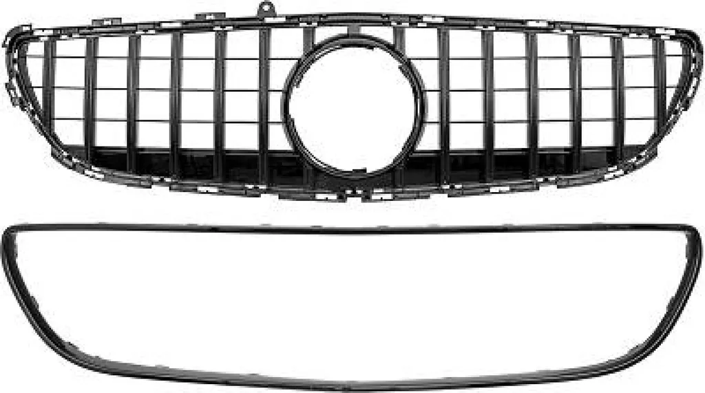 Grille de calandre robuste DIEDERICHS 1650443 adaptable MERCEDES CLS 218