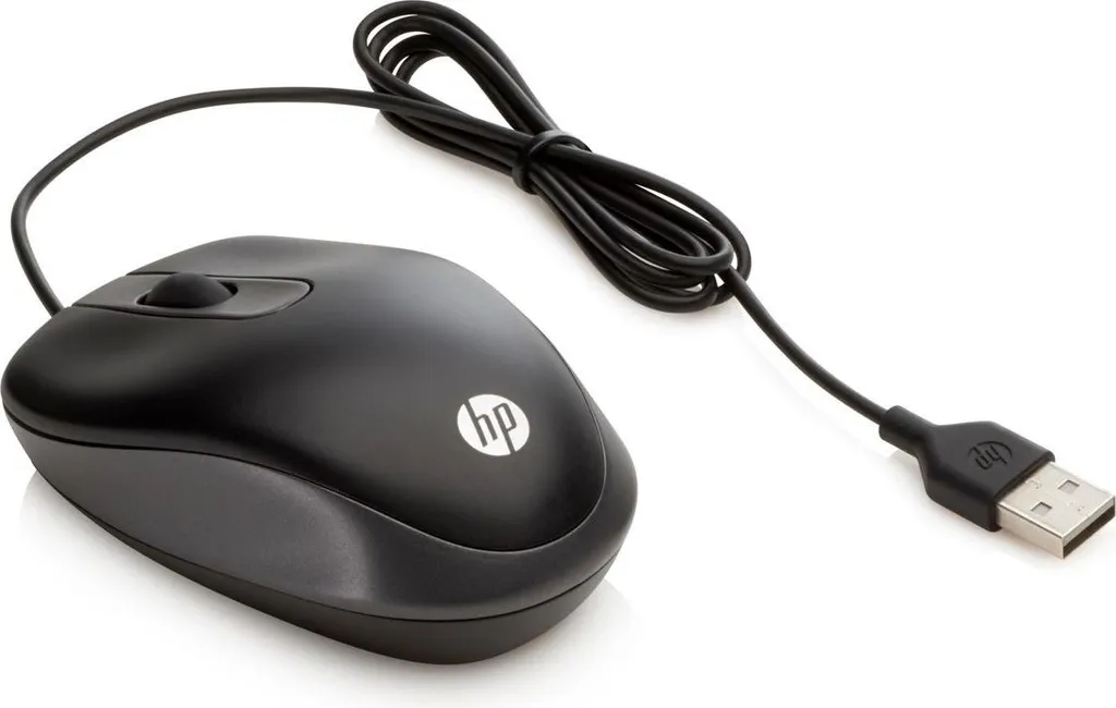Souris HP Travel G1K28ET ambidextre à 2 boutons et molette de précision