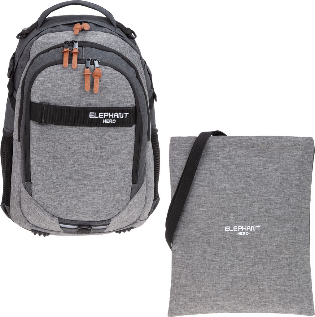 Rucksack 2 Teile Set Elephant Hero Signature Schulrucksack Produktbild 