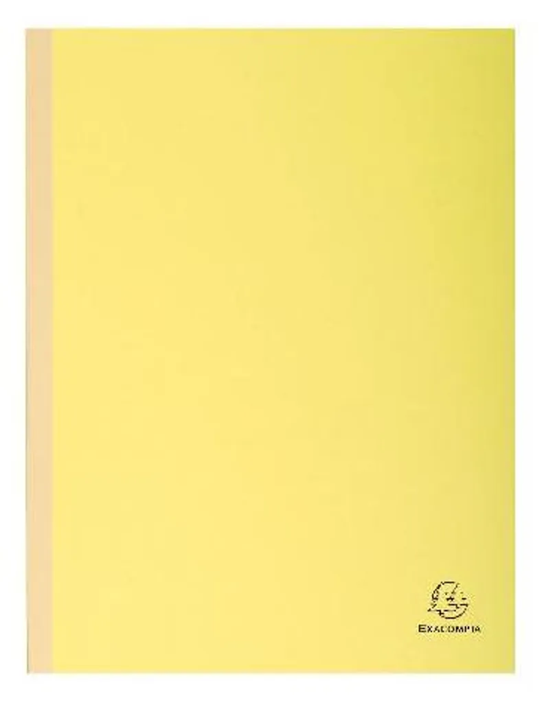 Dossiers Solides qui ne se déchirent pas : Chemise Dos Toilé Jaune 24x32