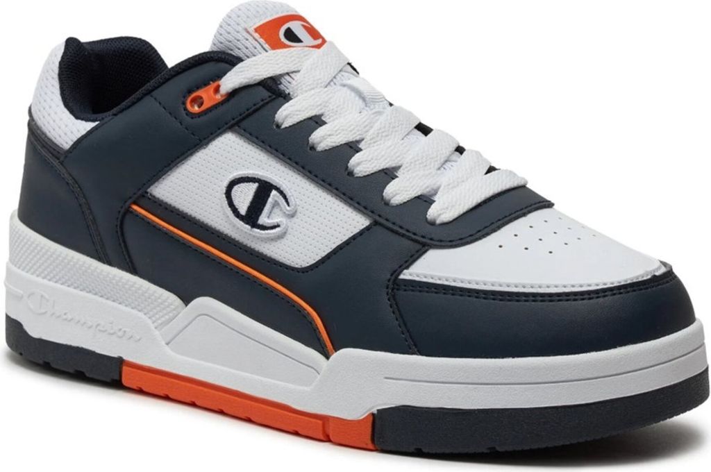 Champion Rebound Heritage Low Nny/Wht/Orange Größe EU 44,5