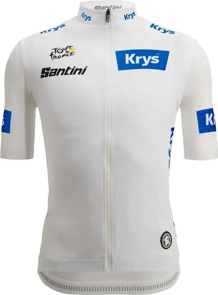Santini Tour De France White 2025 Kurzarm-radtrikot Weiß XS Herren Weiß XS