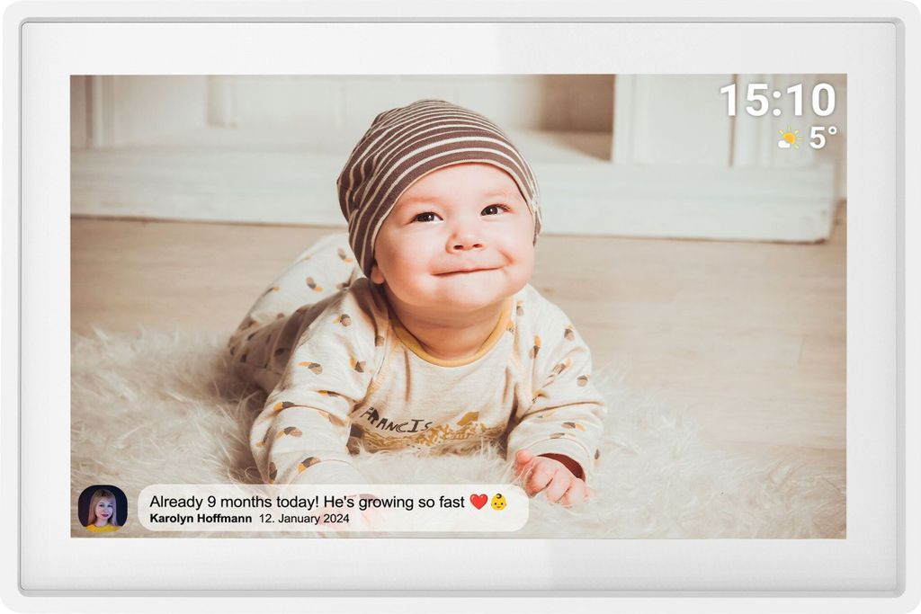 Denver Frameo PFF-1021 bílá 25,4 cm (10,1 ) 16 GB Obrázek produktu 2