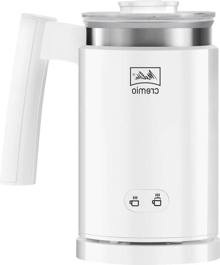 Émulsionneur de lait électrique antiadhésif - Mousseur blanc 500W Silencieux