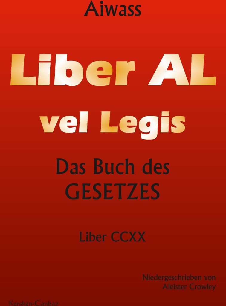 Liber Al vel Legis