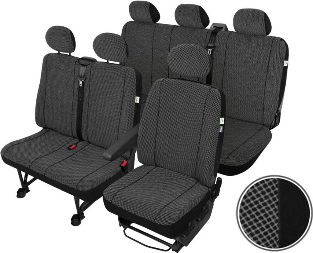 Mercedes Vito 6-Sitzer Sitzbezüge Sitzschoner Set robuste Produktbild 