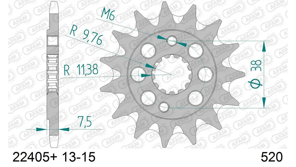 Pignone AFAM 22405+14 Passo 520: Performance Off-Road e Anti-Fango