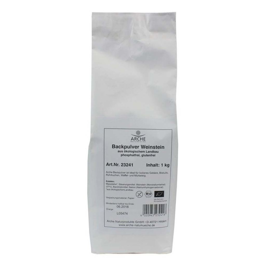 Arche Naturküche - Weinstein Backpulver - 1x1kg