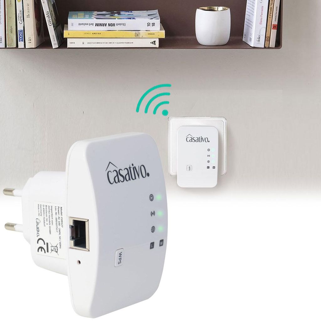 Mini-WLAN-Repeater 300 Mbit/s mit WPS-Funktion – Produktbild 