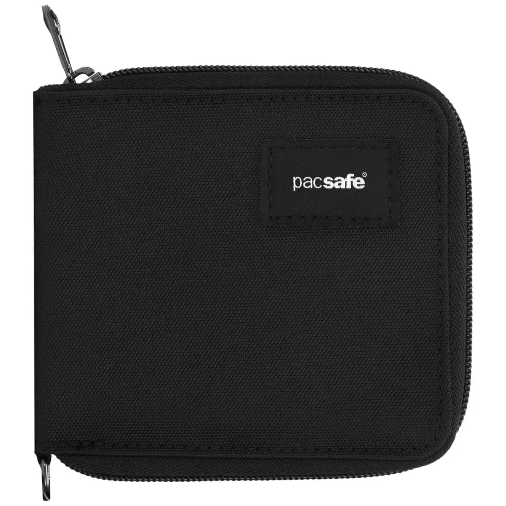 Portafoglio Pacsafe RFIDsafe Nero: Sicurezza Zip Around per Viaggiatori