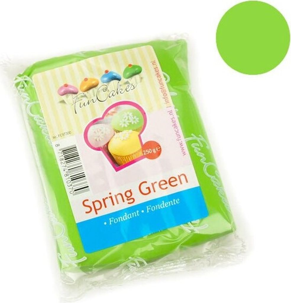 FunCakes Rollfondant Frühlingsgrün Grün 250g Produktbild 3